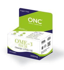 ONC OME-3 Tech Omega 3 Fish Oil Capsules